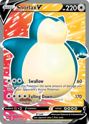 Snorlax V #197