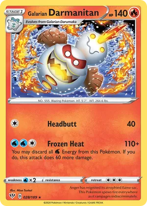 Galarian Darmanitan #028