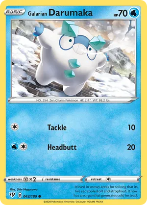 Galarian Darumaka #043