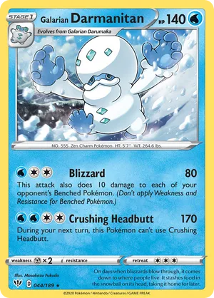 Galarian Darmanitan #044
