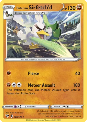 Galarian Sirfetch'd #098