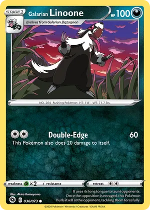 Galarian Linoone #036