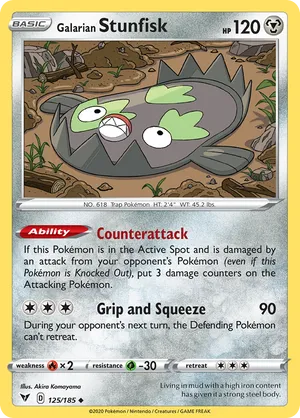 Galarian Stunfisk #125