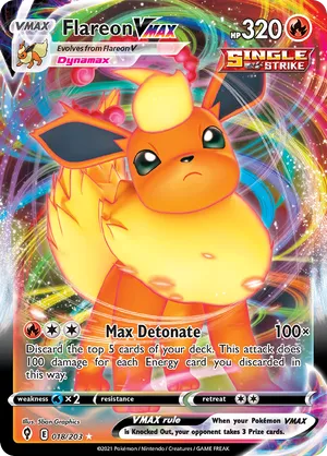 Flareon VMAX #018