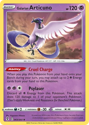 Galarian Articuno #063