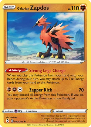 Galarian Zapdos #082