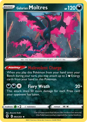 Galarian Moltres #093