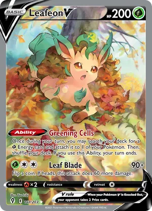 Leafeon V #167