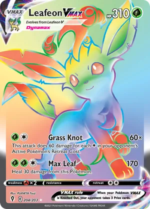 Leafeon VMAX #204