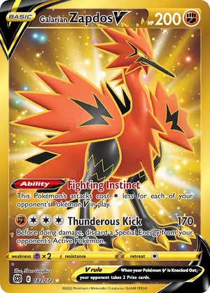 Galarian Zapdos V #182