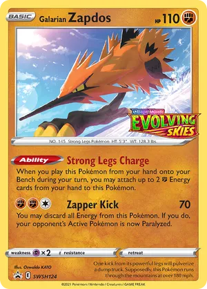 Galarian Zapdos SWSH124