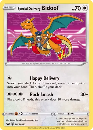 Special Delivery Bidoof SWSH177