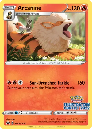 Arcanine SWSH304